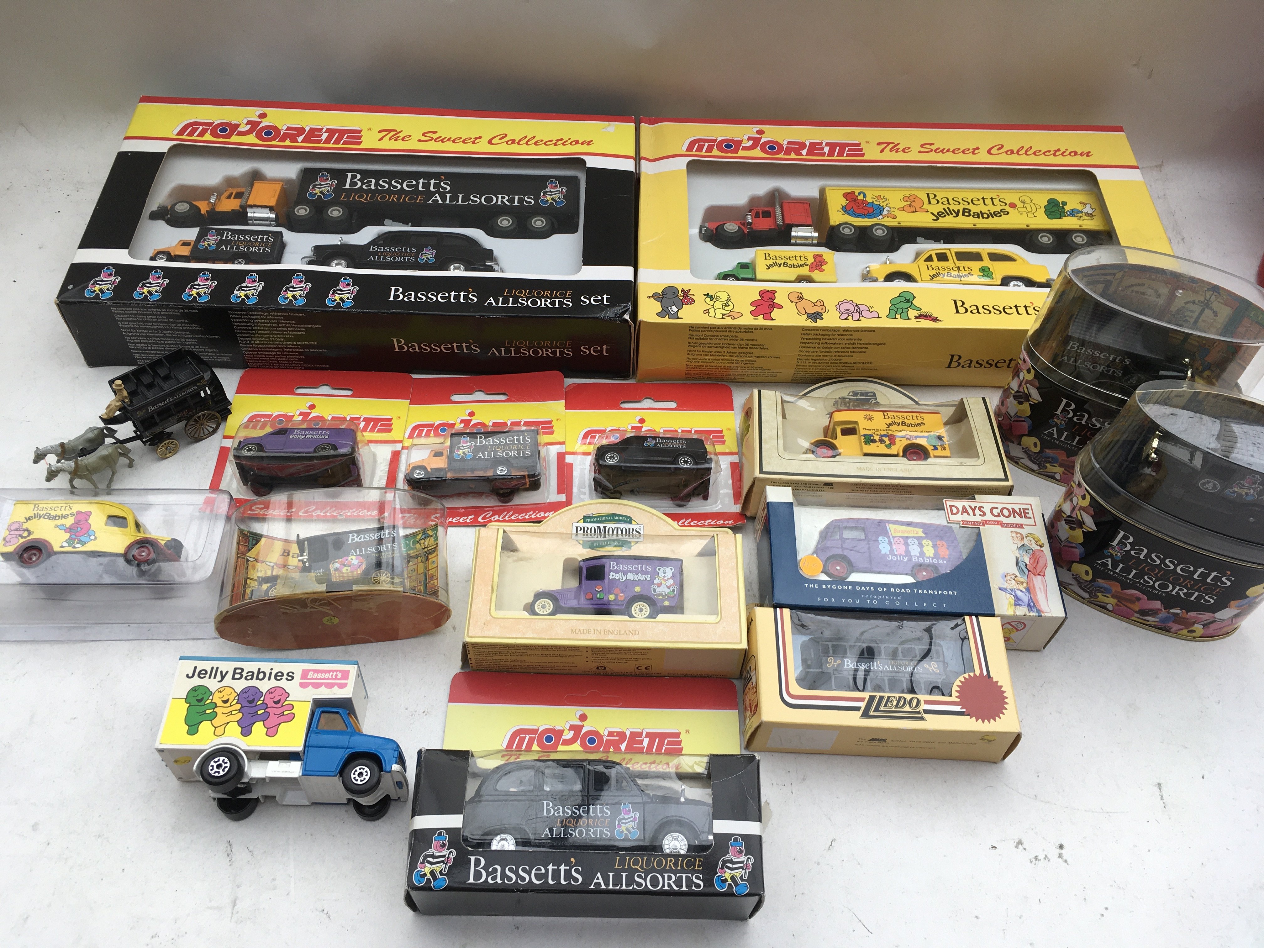 A collection of boxed Bassetts Diecast vehicles in