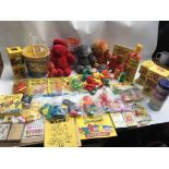 A collection of Bassetts, jelly babies various toy