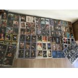 A collection of trading cards, some full sets incl