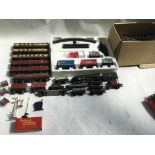 Hornby railways, OO scale, a box containing a coll
