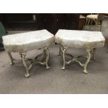 A pair of 18th Century Welsh style stools.