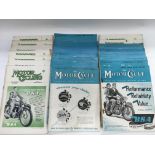 A collection of approx 52 Motor Cycling and The Mo