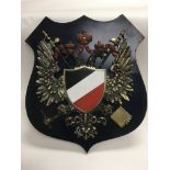A Prussian emblematic shield, possibly WW1 era, ap