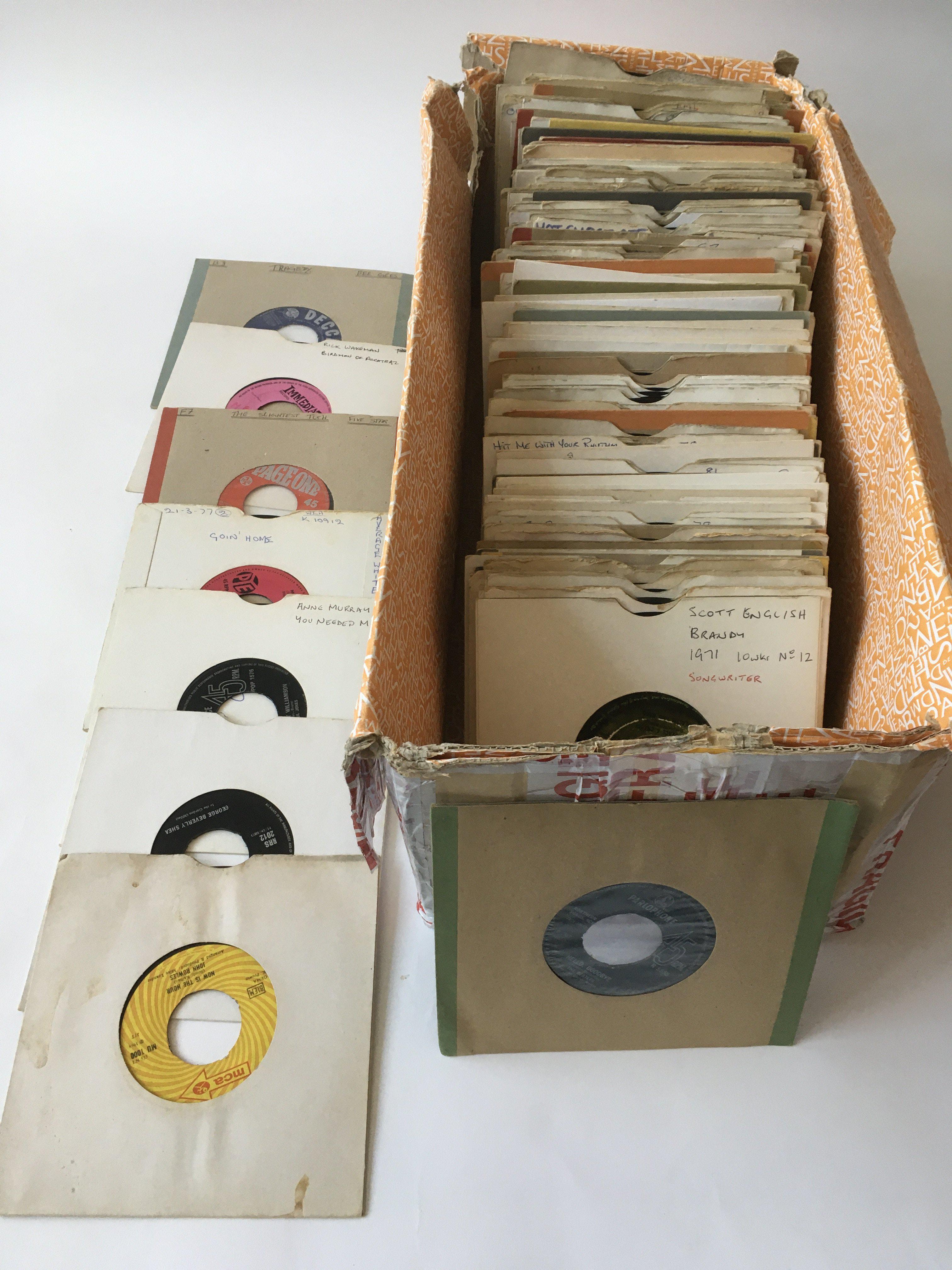 A collection of 7inch singles from the 1960s onwar