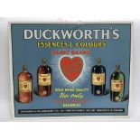 A vintage advertising board on card for 'Duckworth