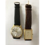 A Matthew Doret electronic transistorised 17jewel watch (Working) and a further ladies Pierre