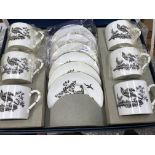 A boxed Royal Worcester coffee set and 4 porcelain
