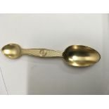 A unusual Victorian silver gilt medicine Double en