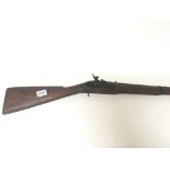 A 19th century percussion rifle for restoration,
