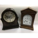 Two mantle clocks comprising a Thwaites & Reed exa