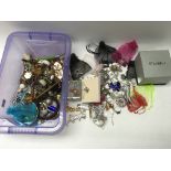 A good box of mixed costume jewellery