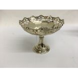 A small silver dish Birmingham hallmarks 83 grams.