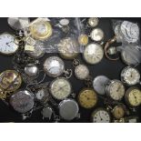A tray of mixed pocket watches