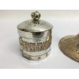 Arts and crafts style pewter comprising chamber st
