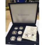 A collection of silver Westminster mint retrospect