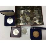 A collection of early mixed English and world coin