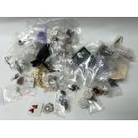 A large collection of earrings Inc silver etc.