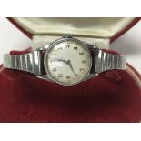 A vintage ladies boxed omega wristwatch.