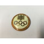 German WW2 style Berlin 1936 Olympics lapel badge