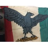 Italian Fascist RSi flag the last era of Mussolini