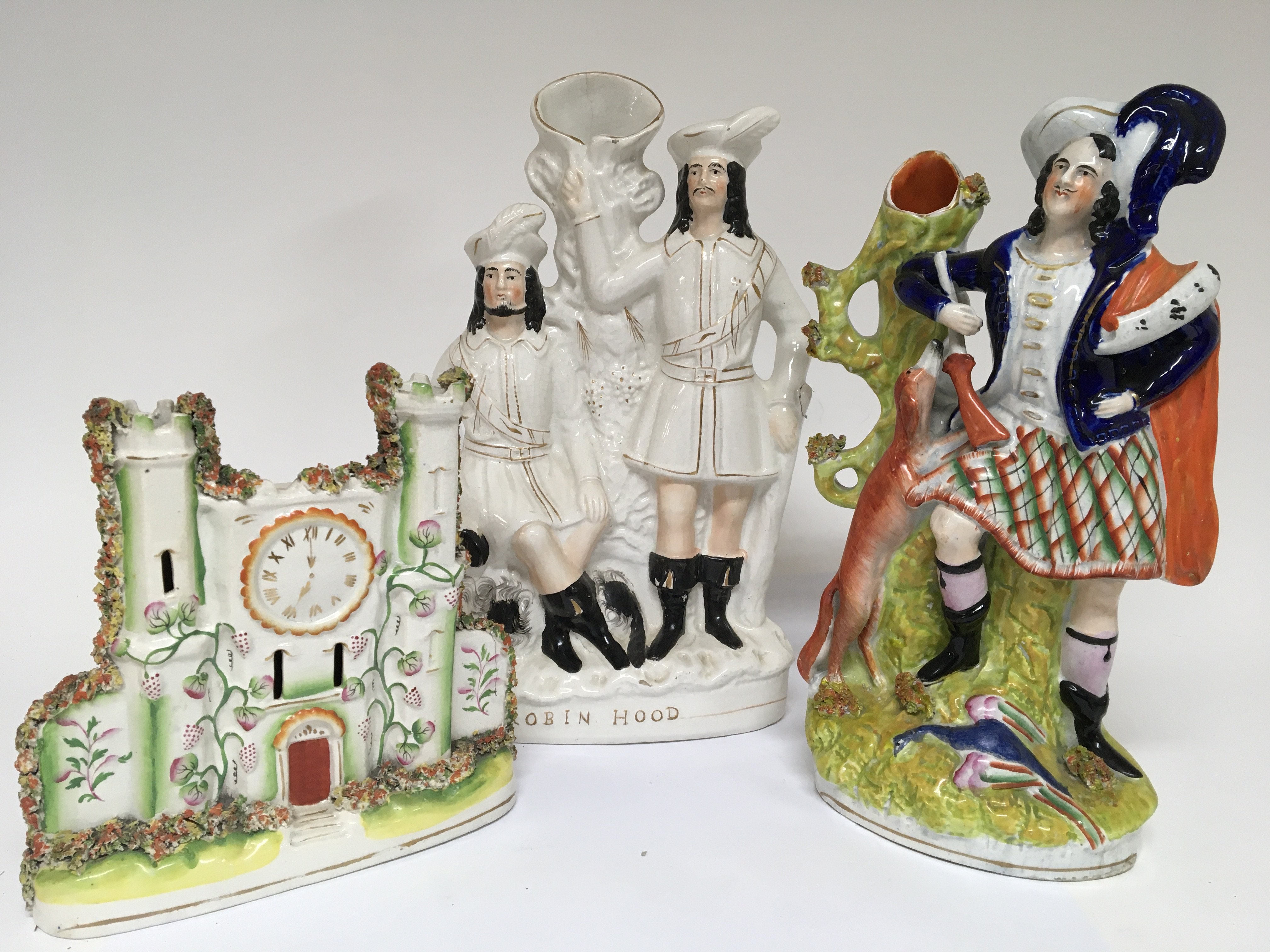 A Victorian 19th century Staffordshire figure of R