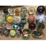 A good collection of approx 27 paperweights