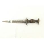 German SA dagger with ground Rohm inscription but