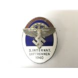 German enamelled badge NSFK 1940