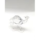 A Swarovski Camel 11 cm in height and appears to b