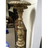 A Victorian Gilt wood torchere of classical style