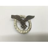 German WW2 style Luftwaffe Pilots badge