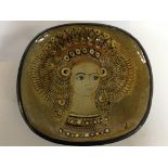 A Chelsea Art pottery glazed earthenware dish with