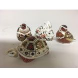 A collection of Royal Crown Derby Porcelain paperw