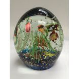 A Murano glass paperweight, approx height 16cm.