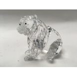 A Swarovski Grizzly Bear boxed and approx height 8