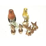 Four late 1950s W Goebel Disney animal figures and