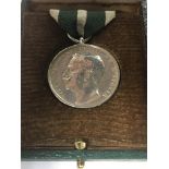 Italian Messina Earthquake medal 1908 in fitted la