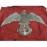 German WW2 style impressive eagle banner