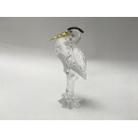 A Swarovski Heron with certificate approx 14cm in