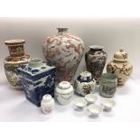 A collection of 20th Century Oriental ceramics.