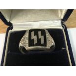 German WW2 style SS Mans finger ring