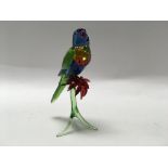 A Swarovski Lorikeet multicoloured Crystal in box