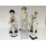 A collection of Florence Giuseppe Armani figures a