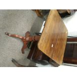 A mahogany occasional table the rectangular top ab