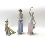3 Nao porcelain figurines (boxed) largest 34cm.