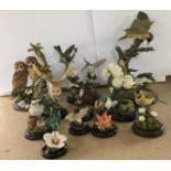 A collection of country artists animal figurines.