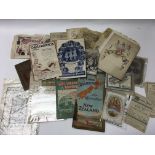 A a group of interesting advertising ephemera etc.