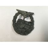 German WW2 style Panzer Luftwaffe assault badge