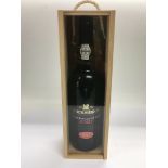 A 75cl bottle of 1996 Cockburn's port in a present