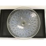 A large Lalique dish, approx diameter 30cm.